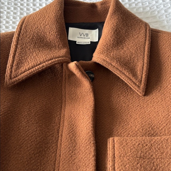 VICTORIA BECKHAM Teddy Wool-Blend Coat - Picture 6 of 16